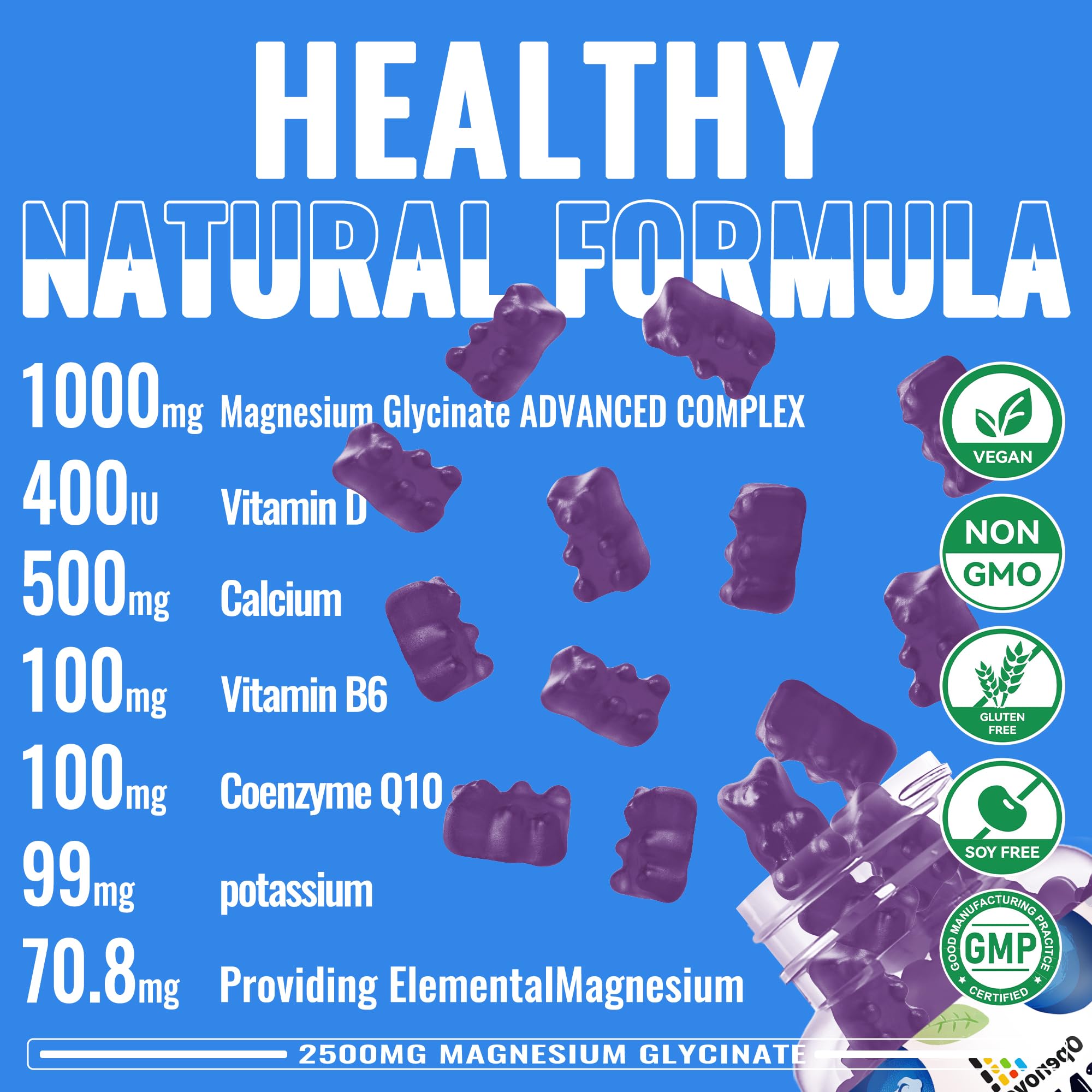 Calm mood and sleep support infographic