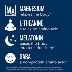 Glass of Calmful Sleep ready to drink