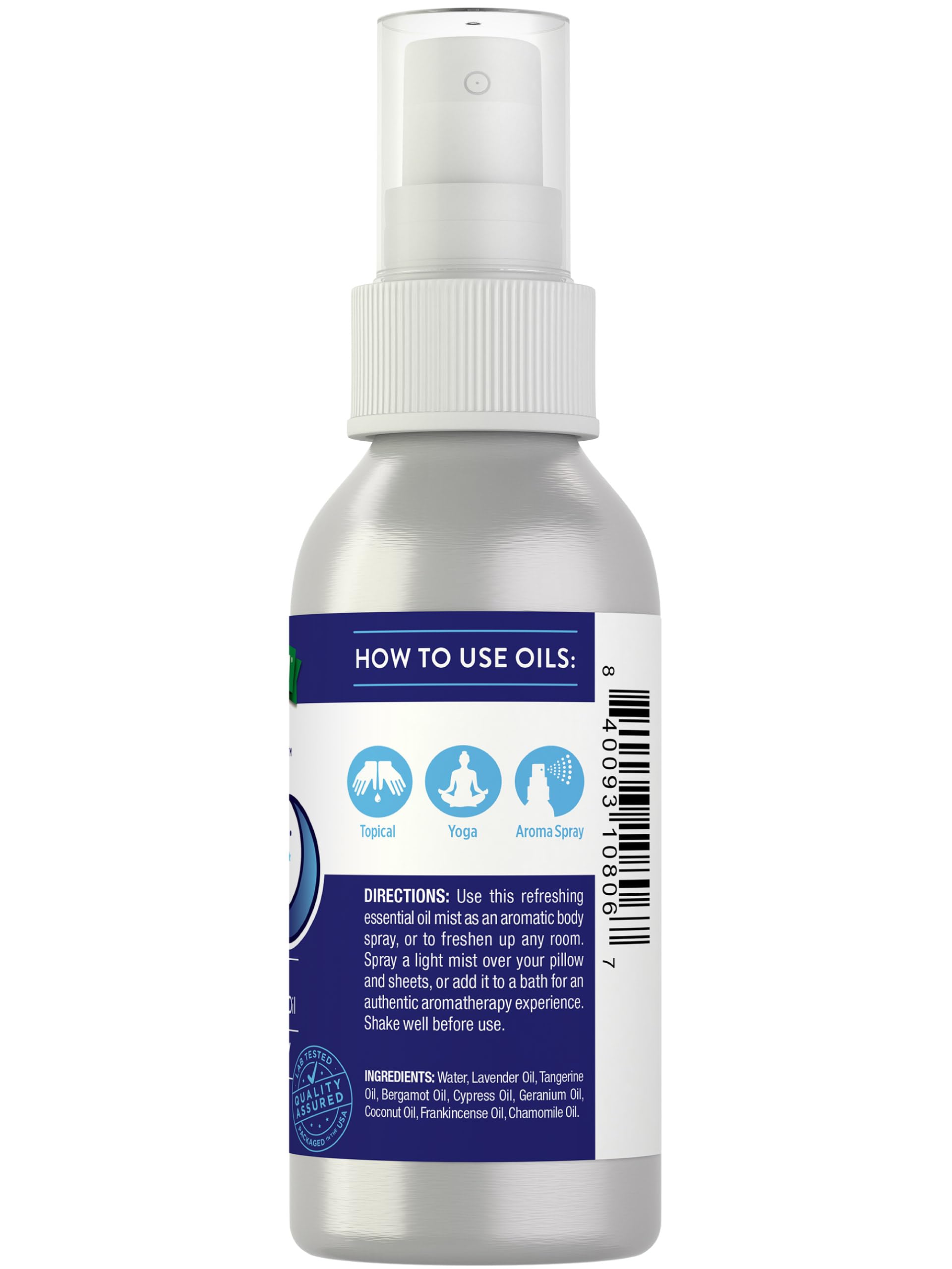 Calming blend topical spray product shot