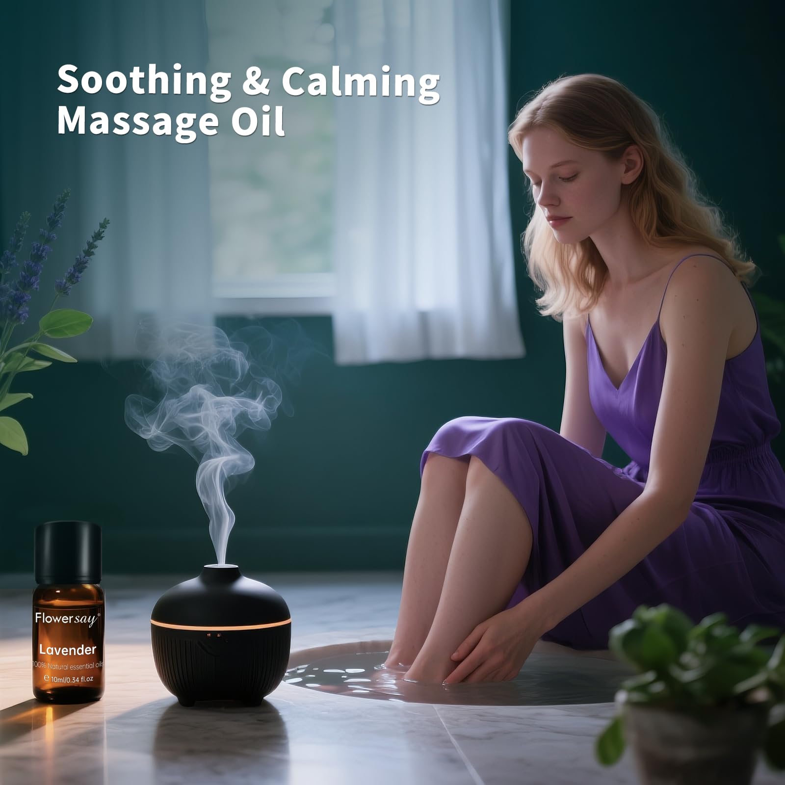 Calming floral lavender aroma for diffusers