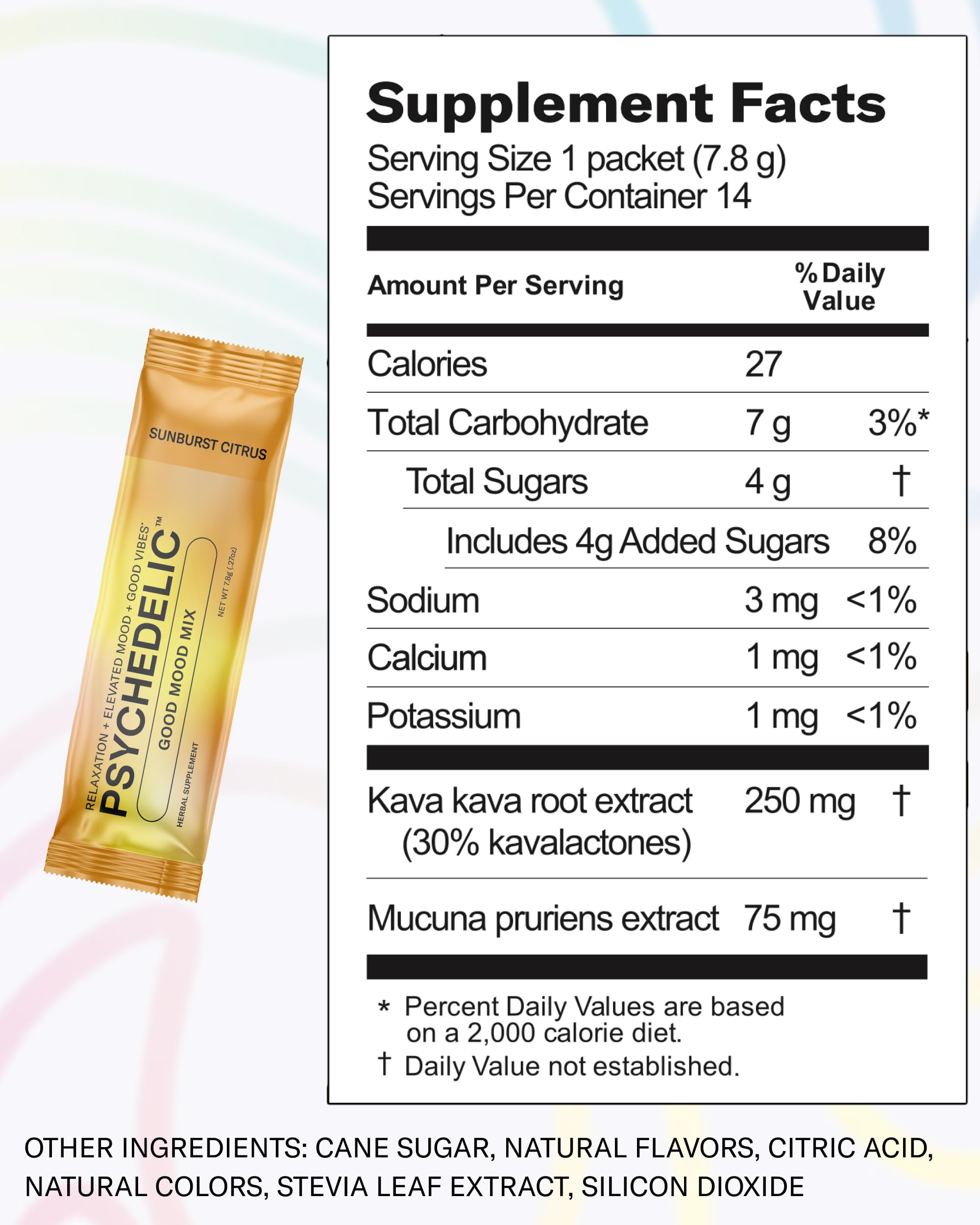 Sunburst Citrus flavor powder in scoop