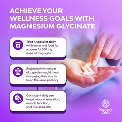 Illustration of calming sleep benefits from magnesium glycinate