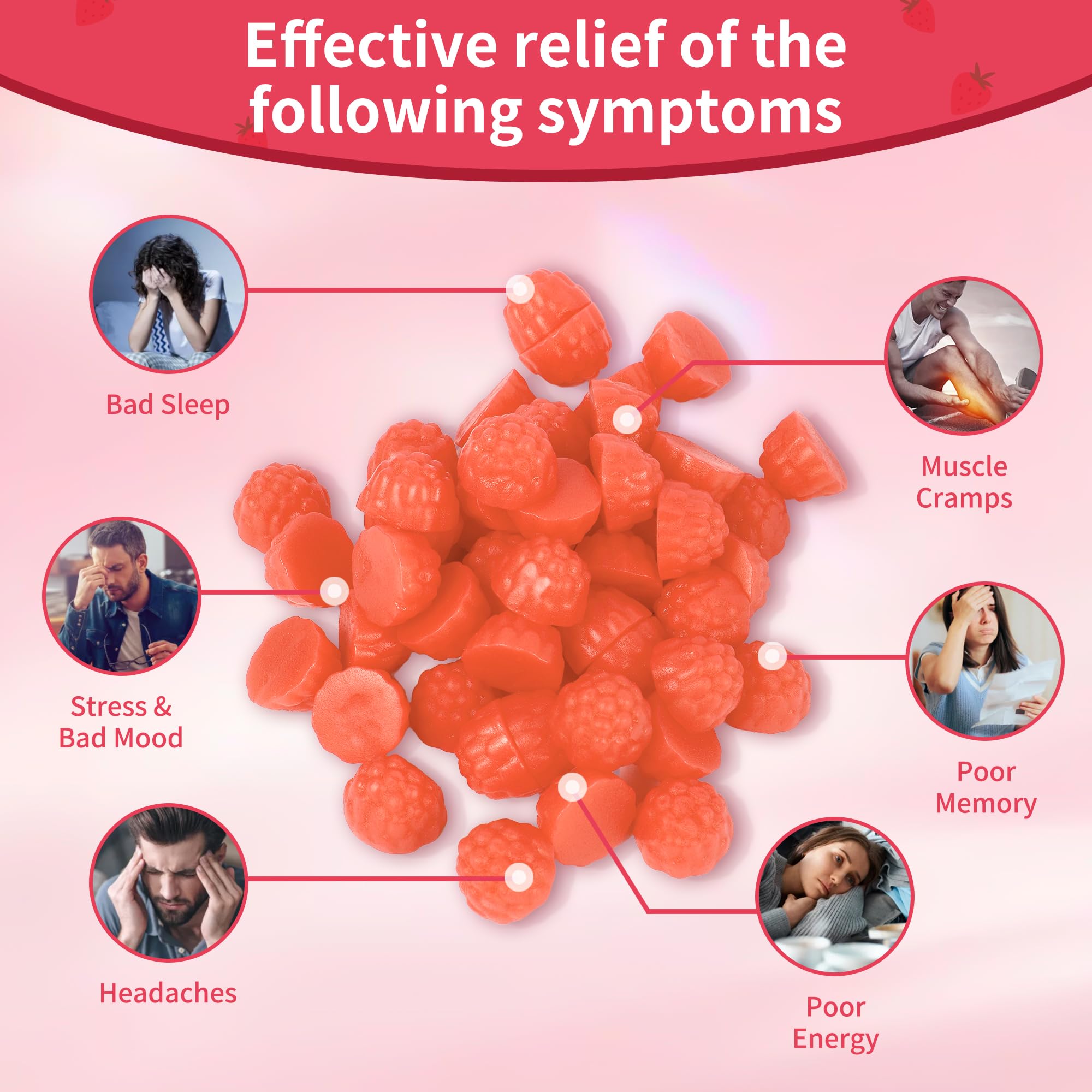 Calming sleep support gummies product image