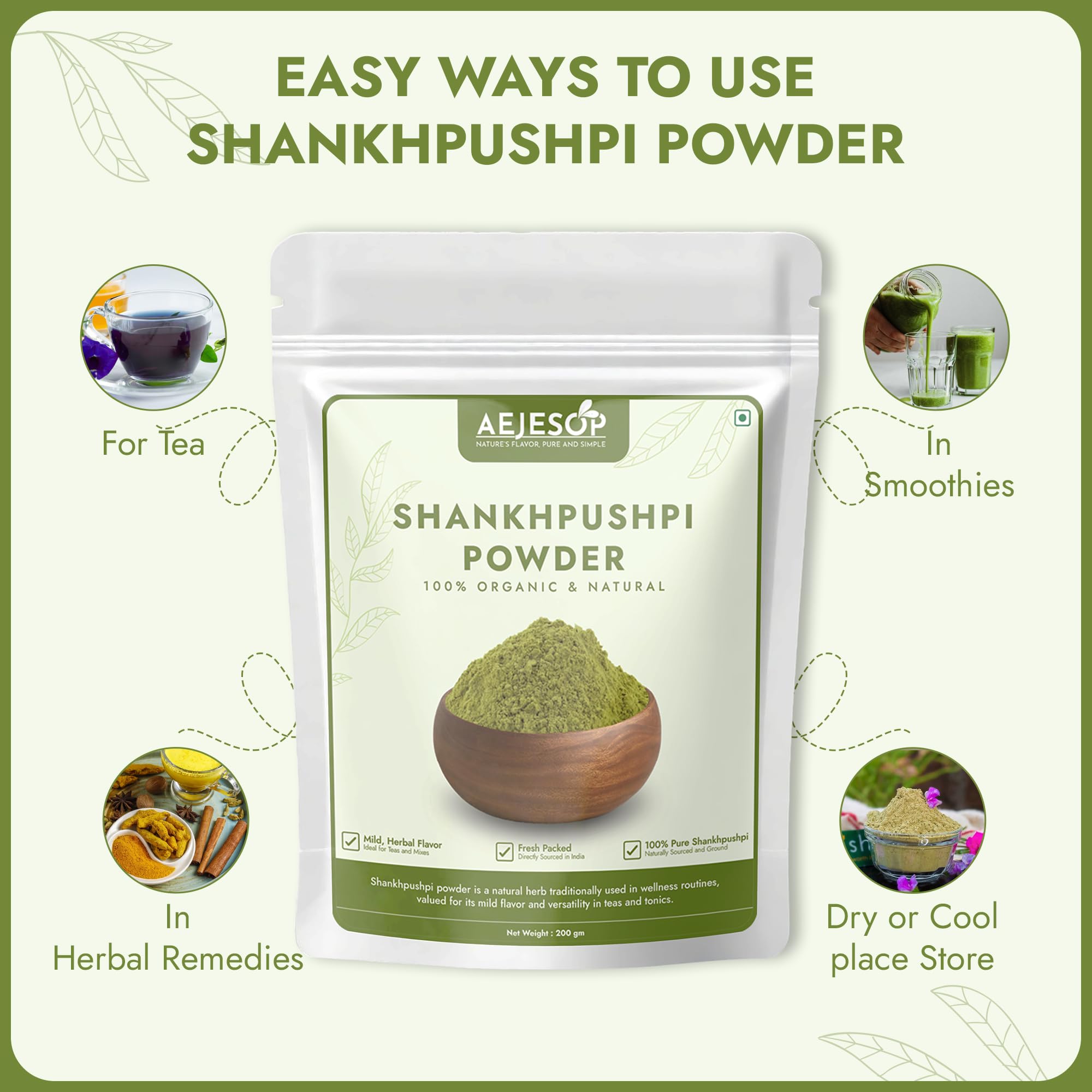 Calming Shankhpushpi tea blend