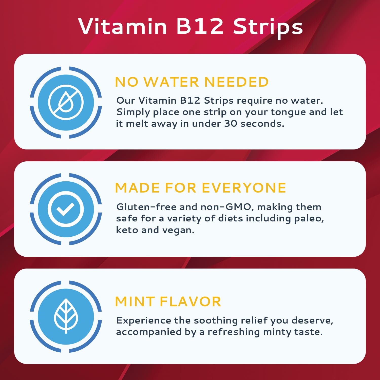 Methylcobalamin B12 strips 1500 mcg – on-the-go mint dissolution