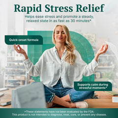Close-up of Calmposure stress relief capsules