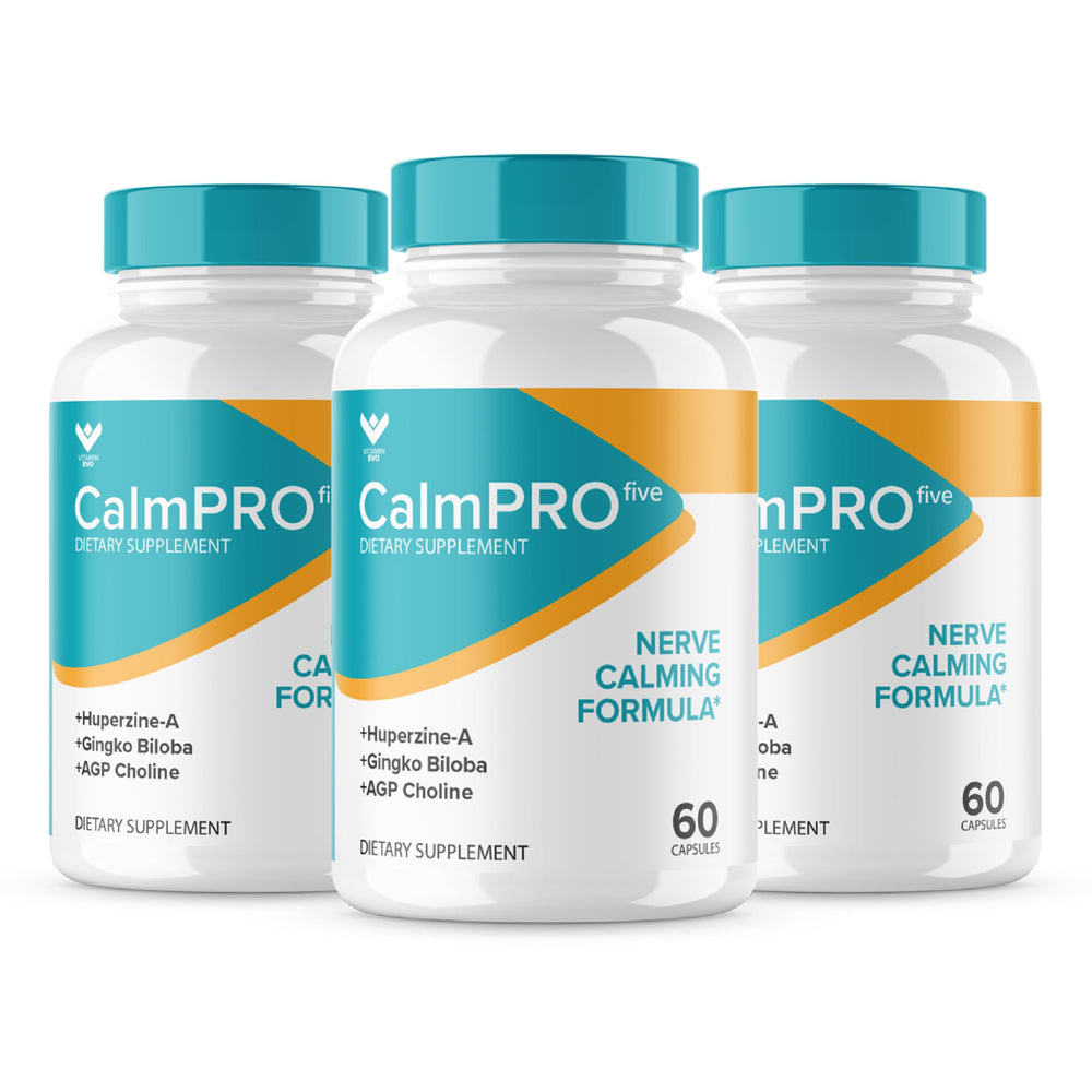 CalmPro5 bottle front view