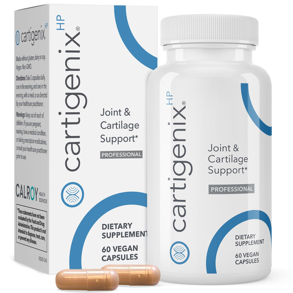Calroy Cartigenix HP Joint & Cartilage Supplement bottle – front view