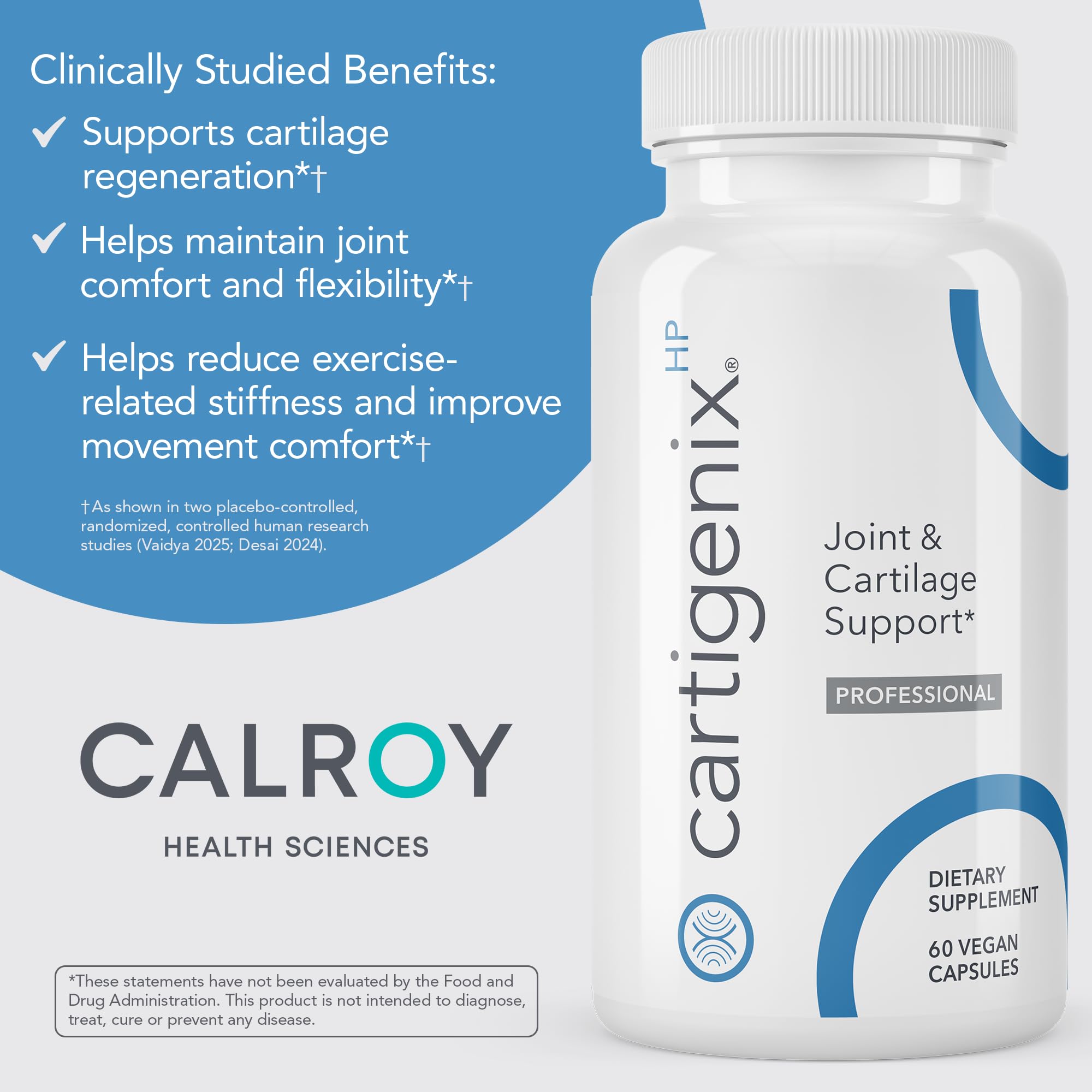 Cartilage support ingredients concept for Cartigenix HP