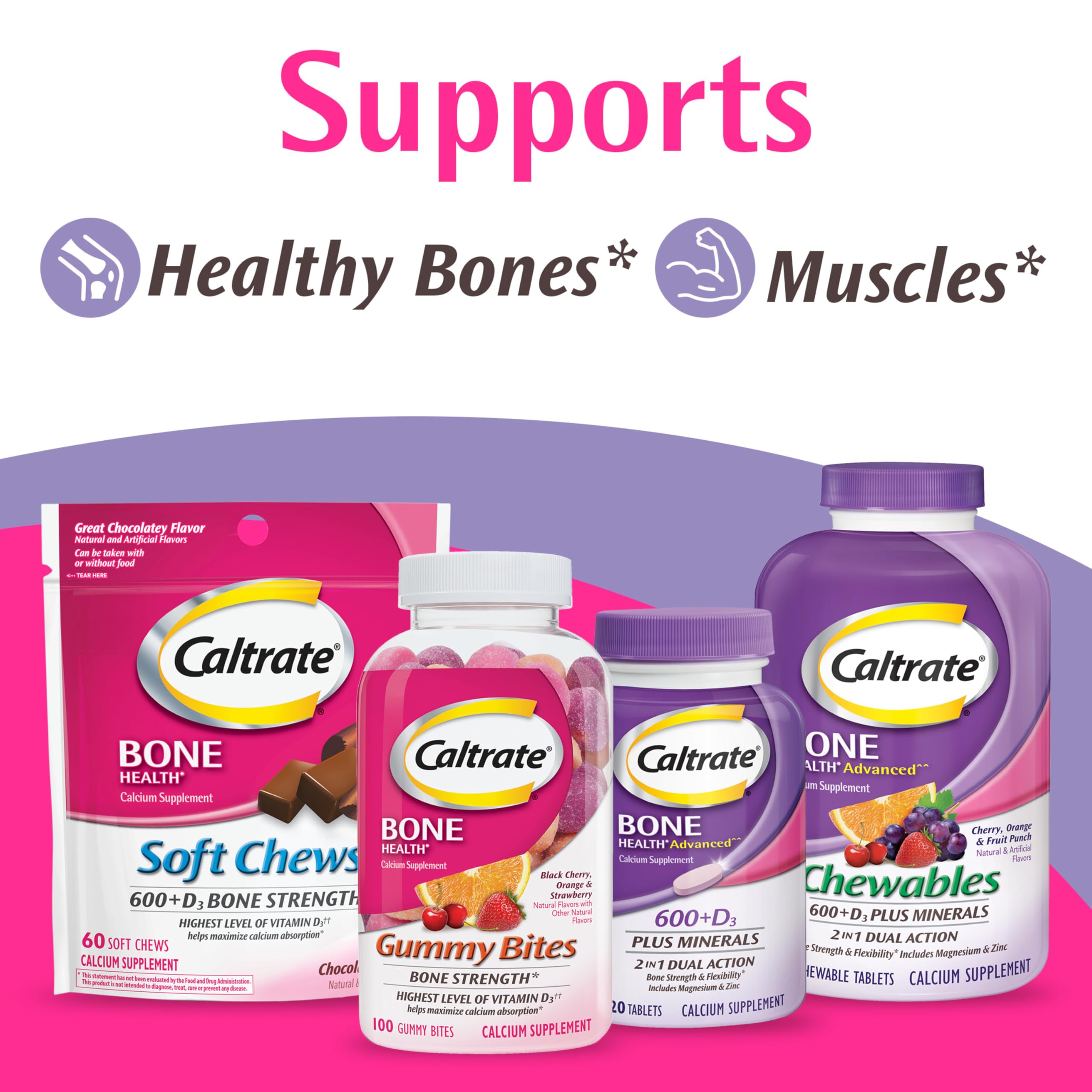 Illustration highlighting bone health and vitamin D benefits