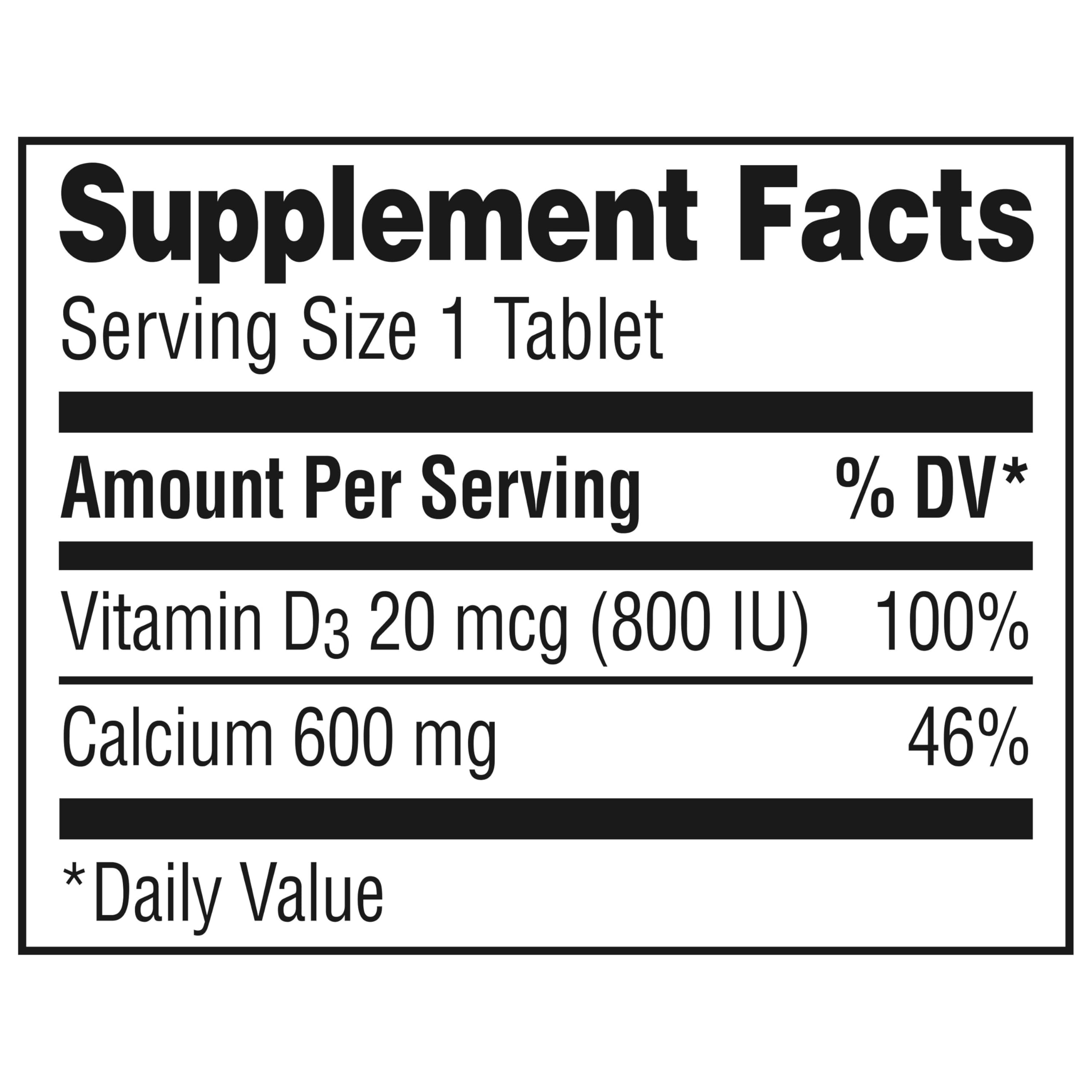 Caltrate bottle beside a glass of water
