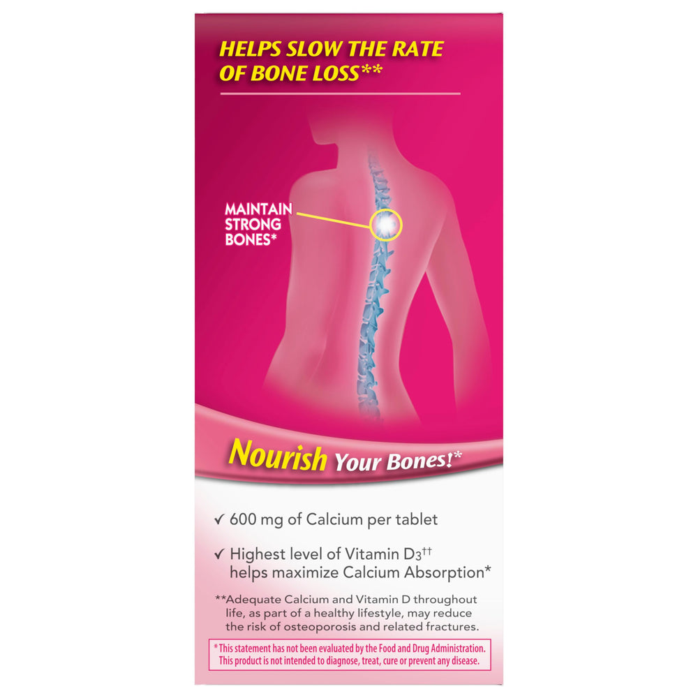 Caltrate bottle packaging and outer carton