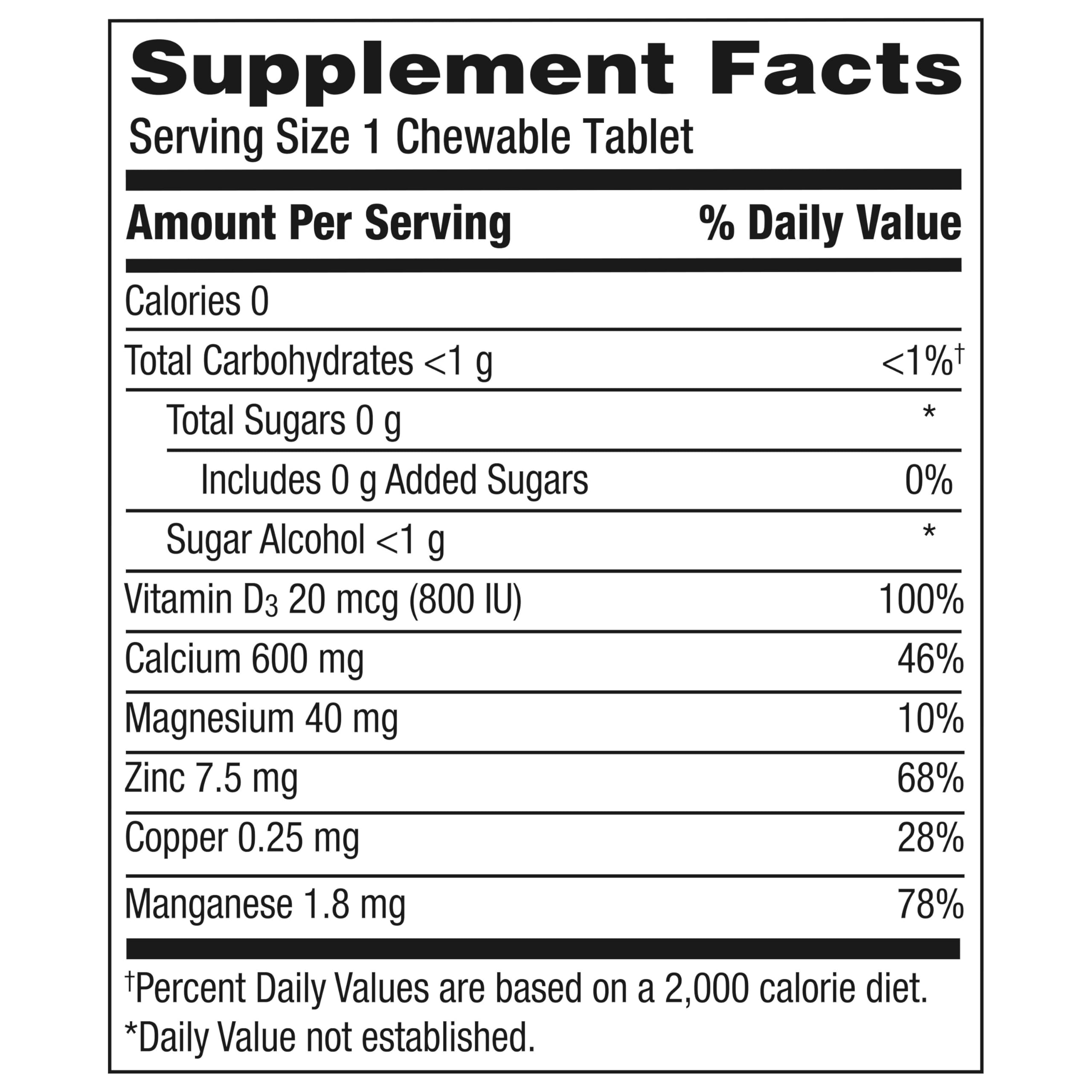 90 count bottle image for Caltrate chewables