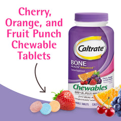 Close-up of cherry flavor chewable tablet