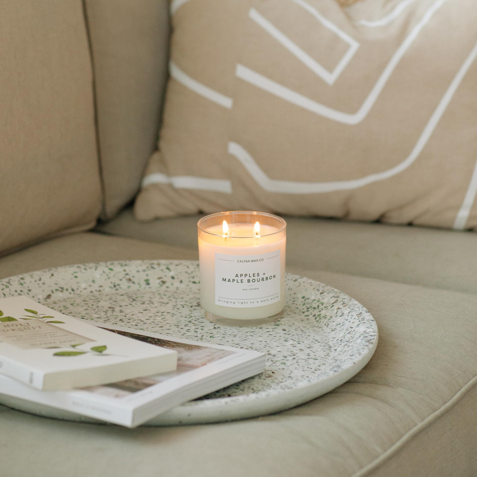 Product placed on a neutral surface for photography