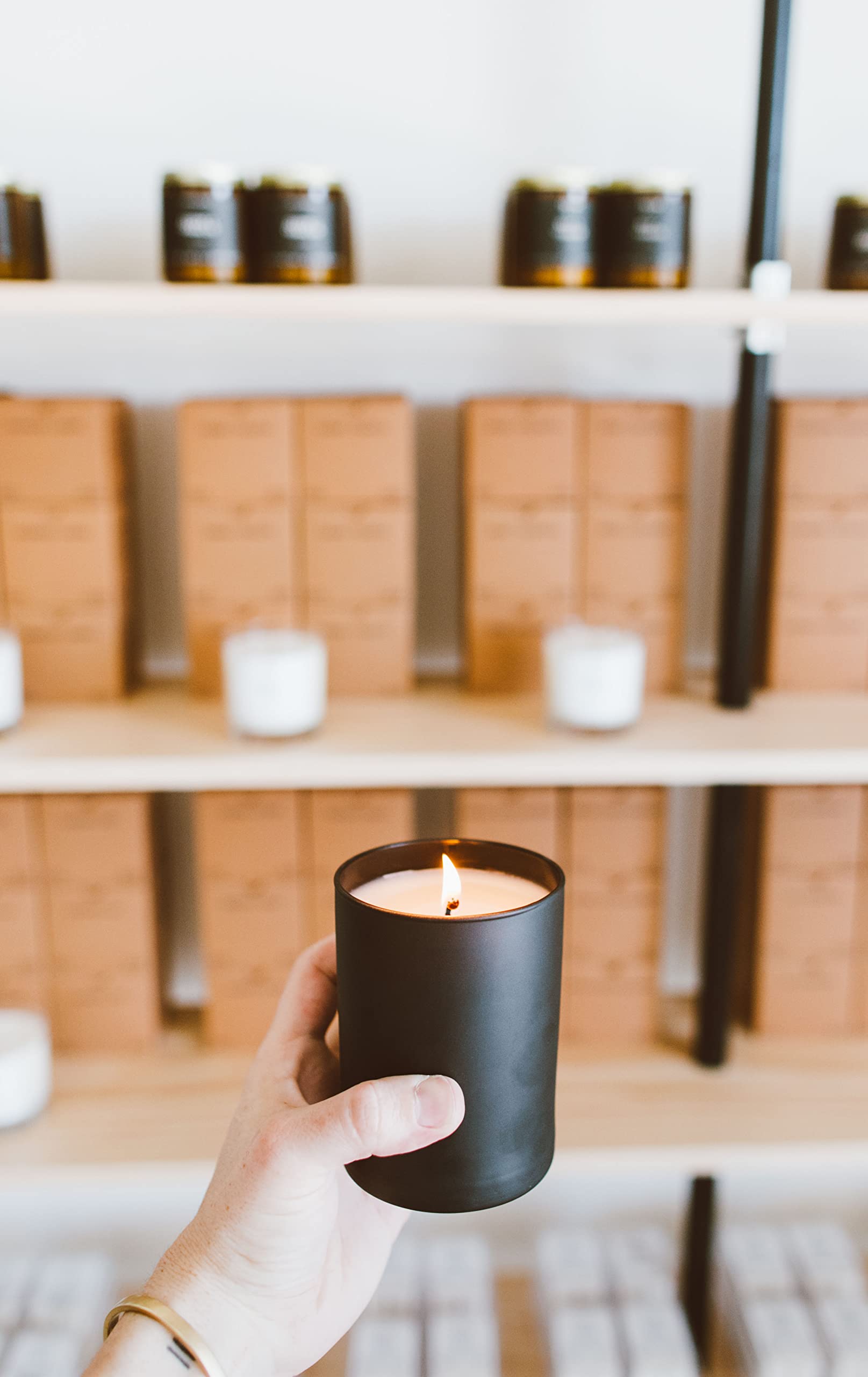 Desert & Agave candle packaging and branding