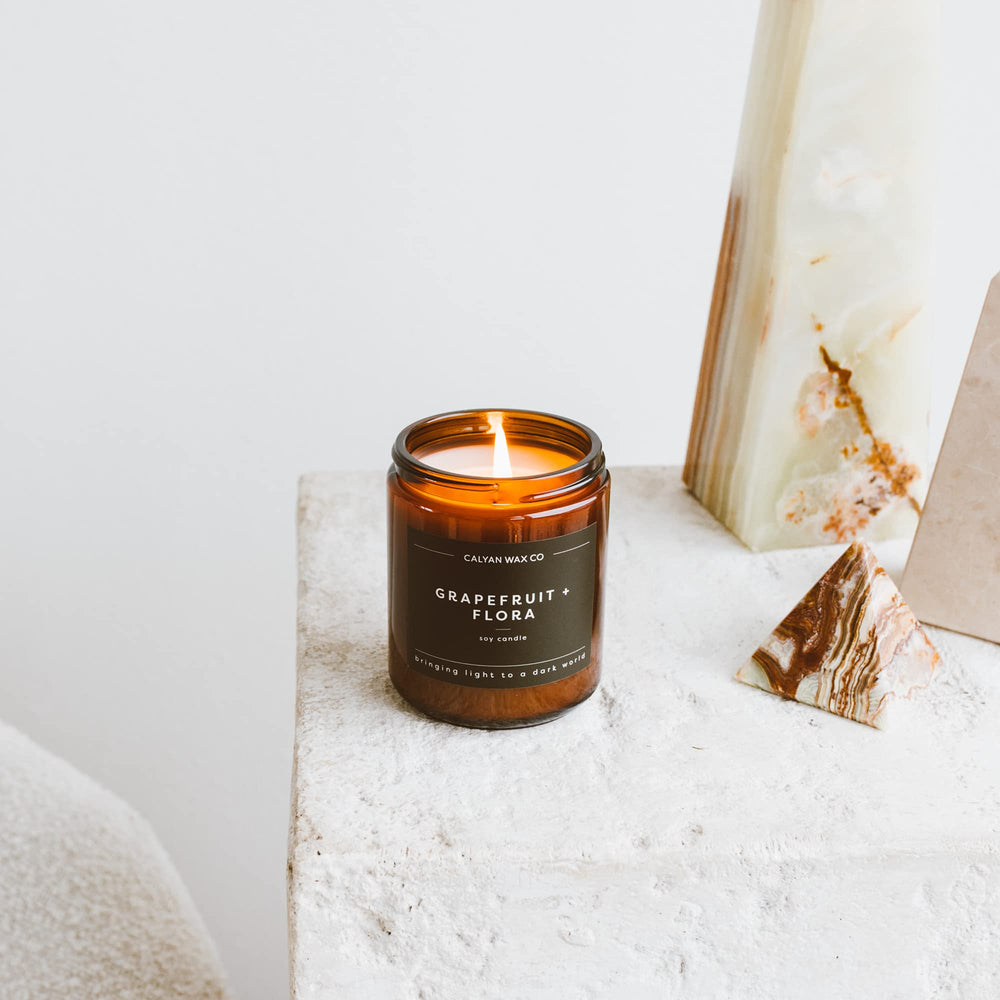 USA-made vegan and cruelty-free candle with plant-based ingredients