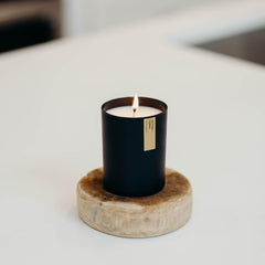 Vegan, cruelty-free and paraffin-free candle benefits icon