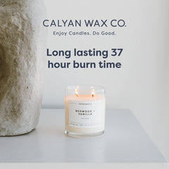 Packaging box for Calyan Wax Co. Grapefruit & Flora candle