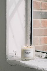 Product shot of Lavender & Bergamot 14.9oz candle