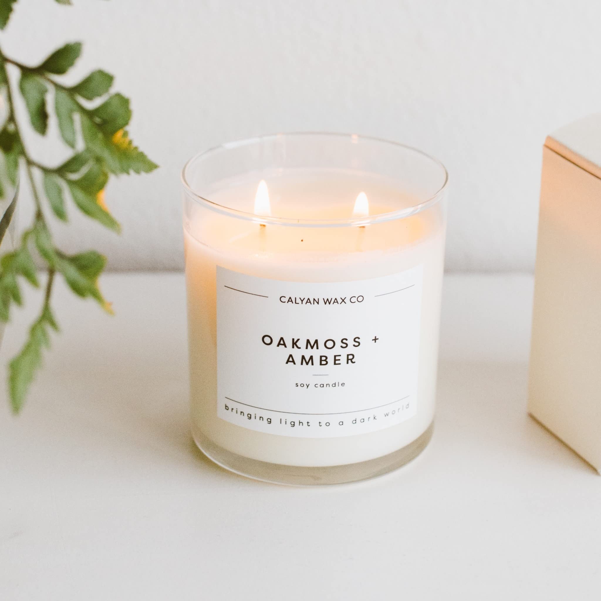 Hand-poured soy wax candle by Calyan Wax Co
