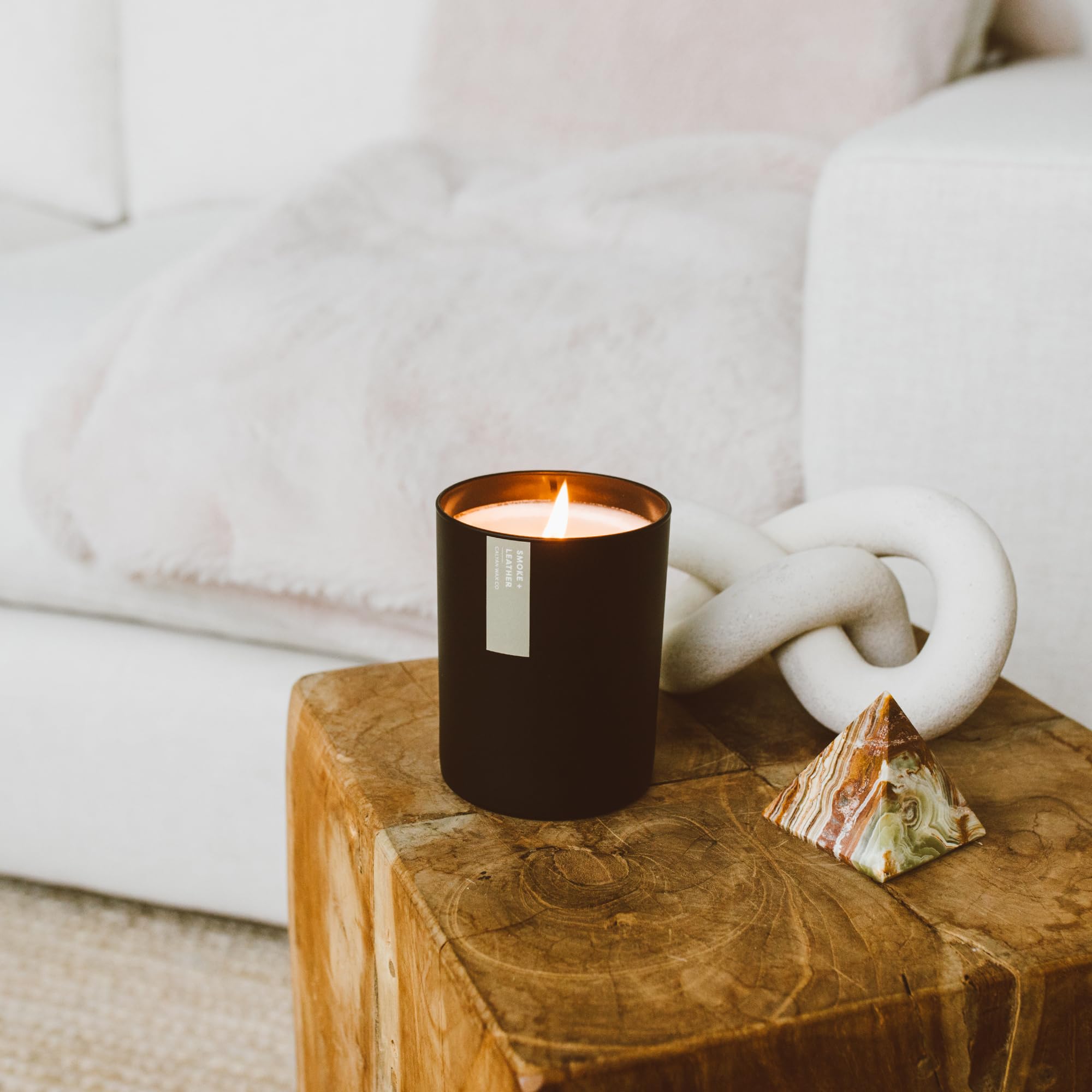 Eco-friendly, vegan, cruelty-free soy candle by Calyan Wax Co.