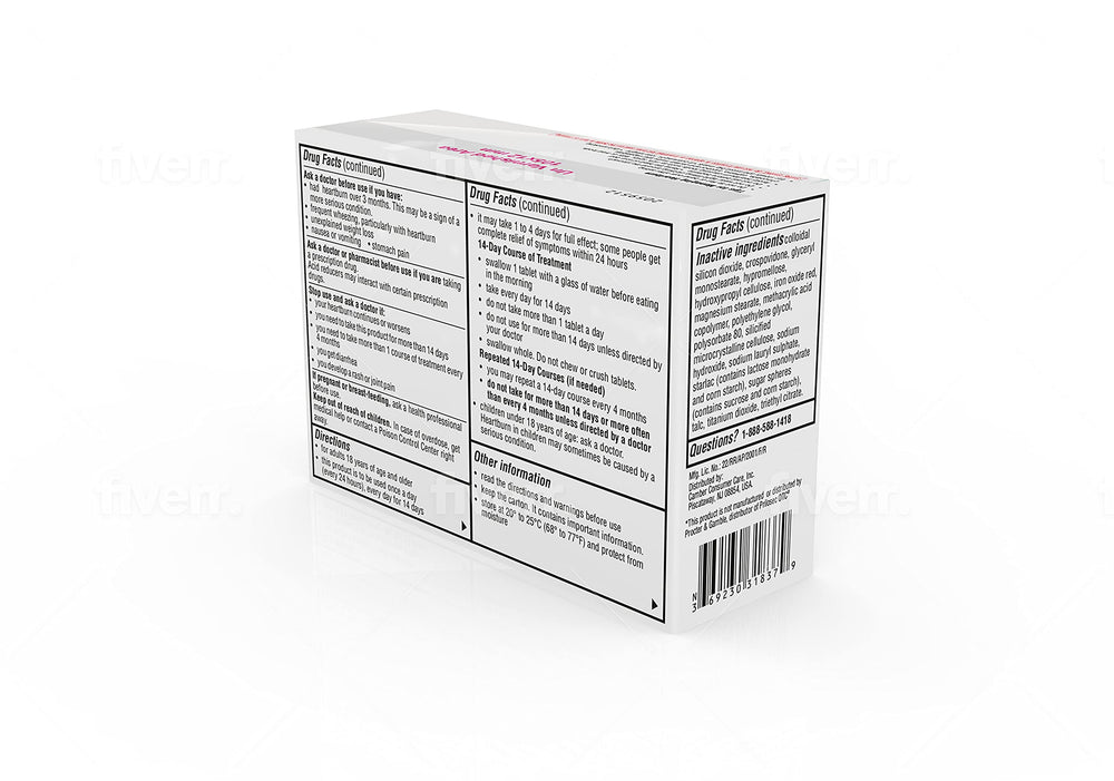 Camber Omeprazole all-day relief concept image.