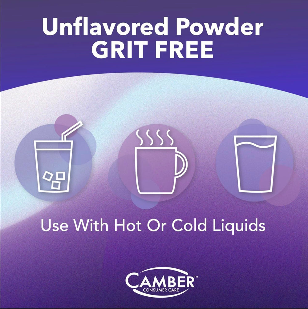 Camber PEG3350 powder stirred into a glass producing a smooth solution.