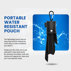 Cleaning cloth suitable for camera lenses and gadget screens