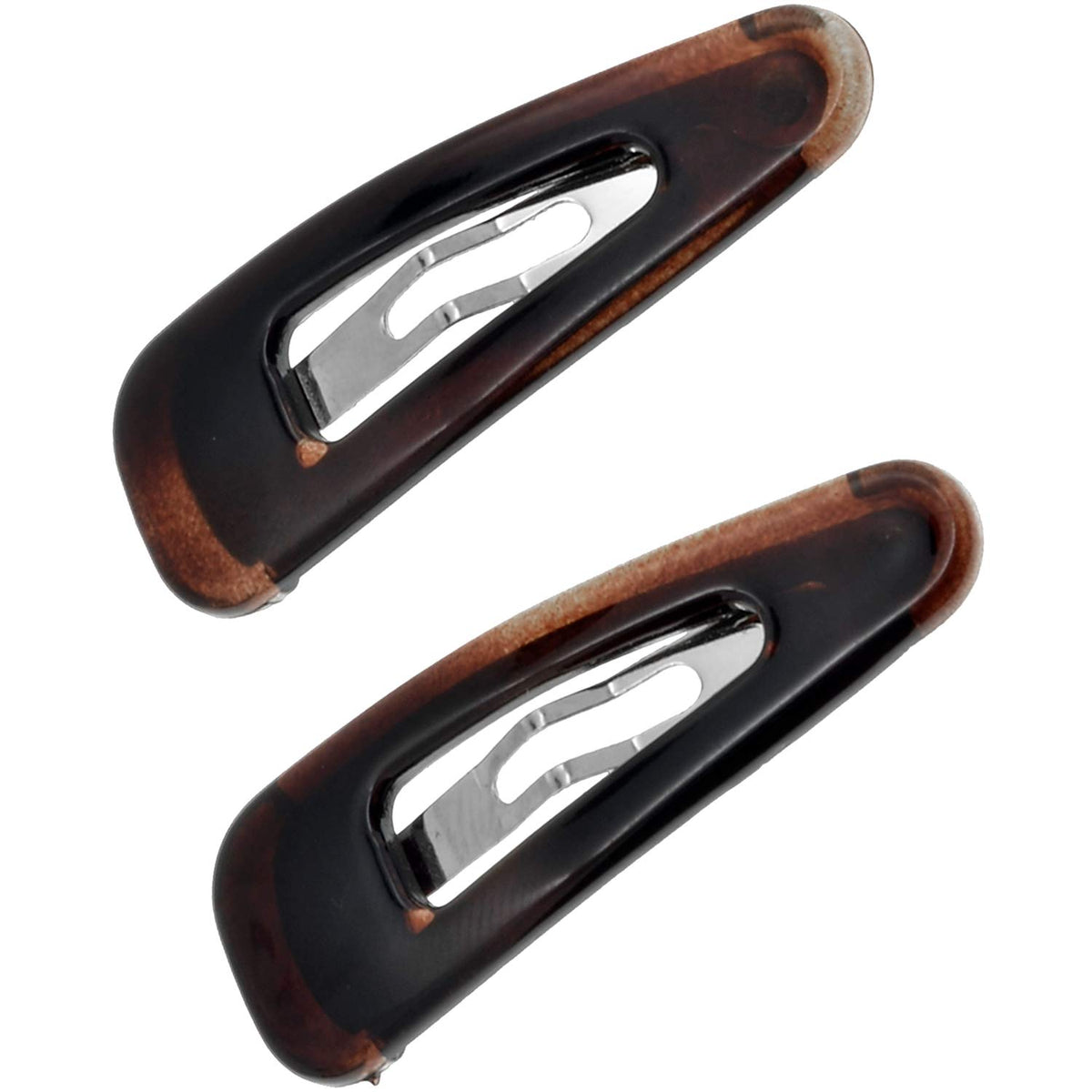 Camila Paris AD89/2 tortoise barrette close-up with durable grip for secure styling.