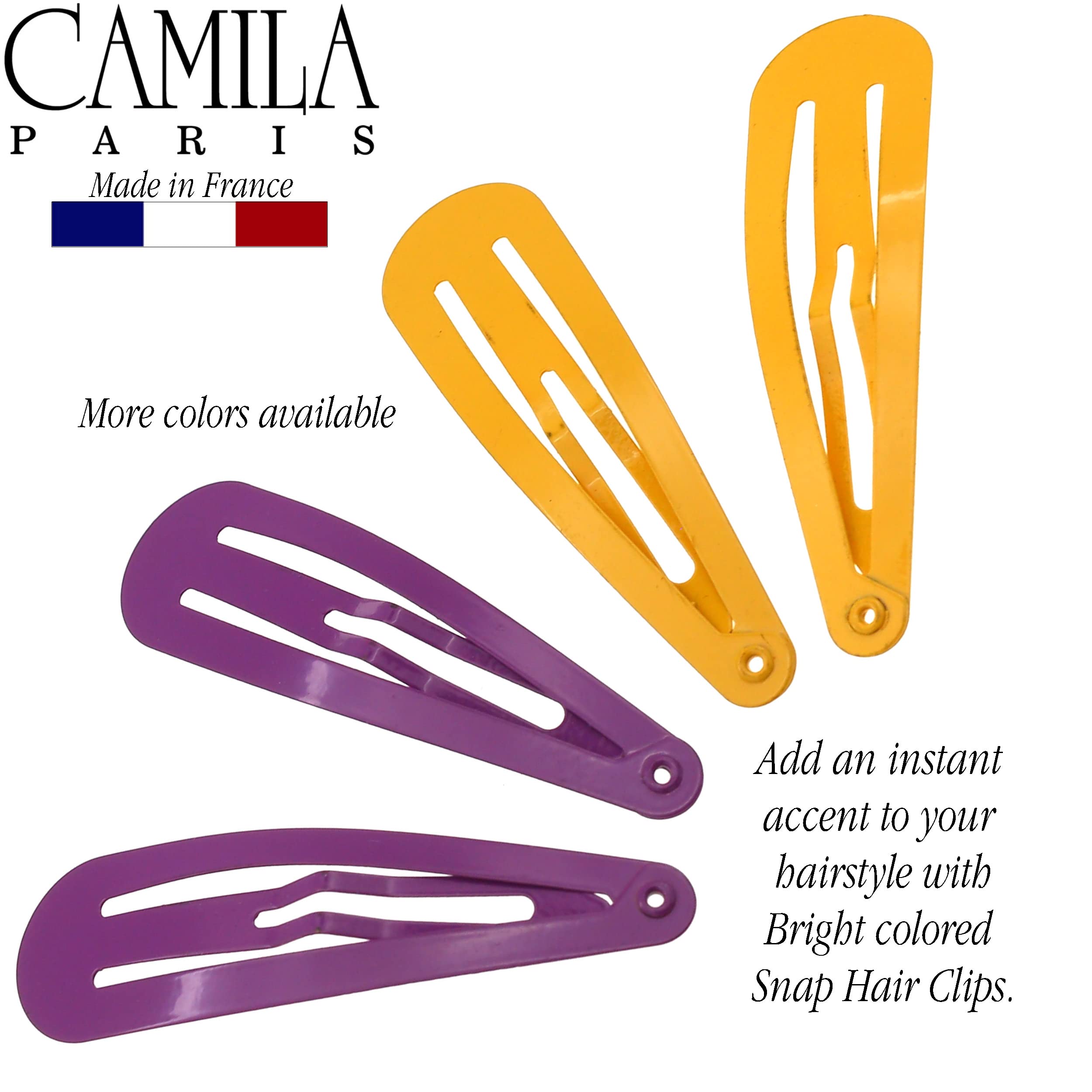 Styled side-sweep using Camila Paris CP1330A clip.