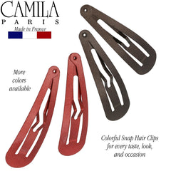 Camila Paris CP1330F snapped clip close-up showing smooth finish for daily wear
