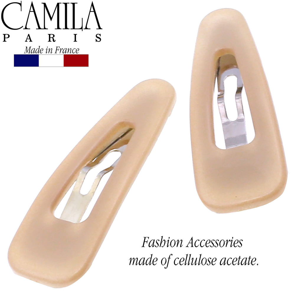 Camila Paris CP3056 side view highlights the clip's strong grip and smooth edge.