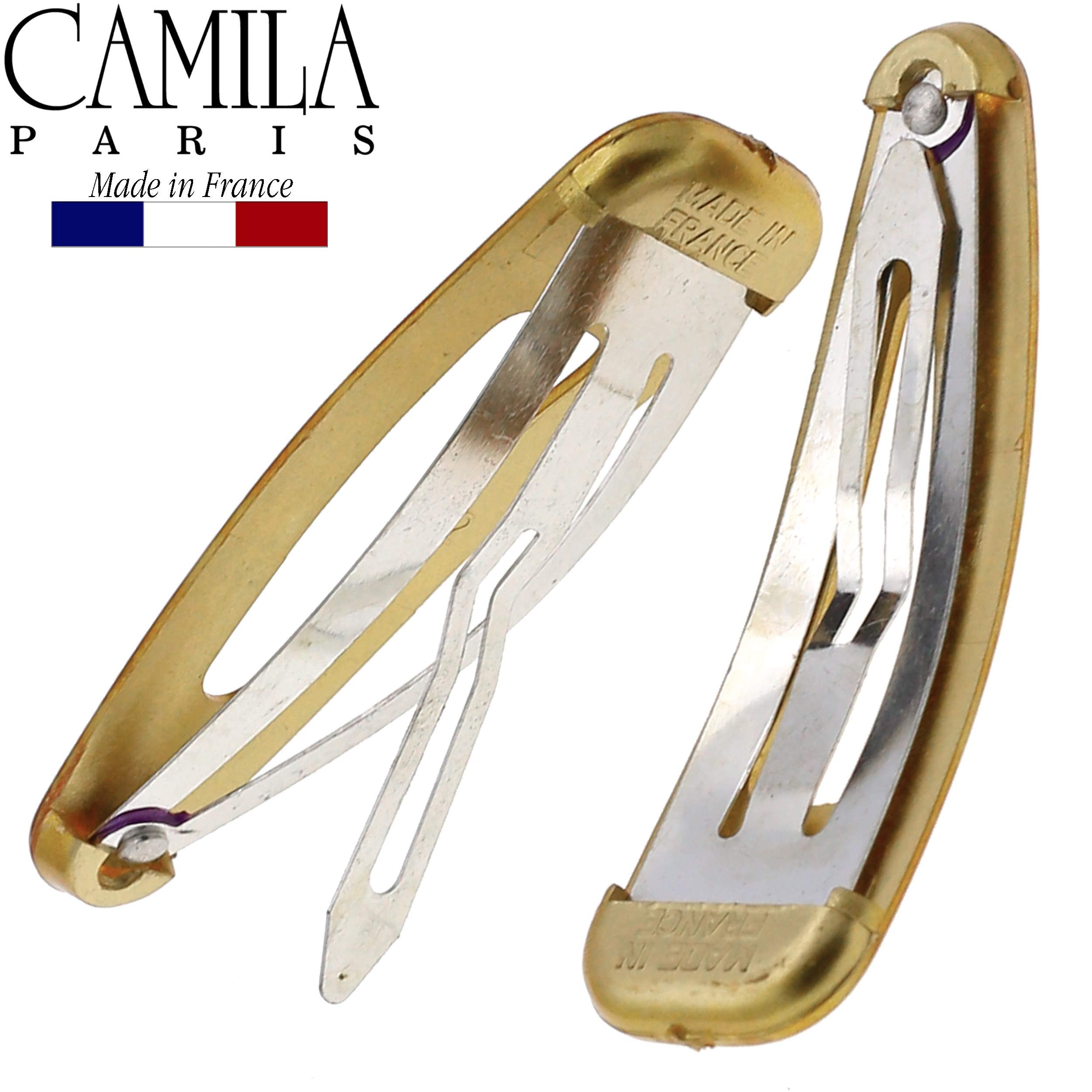 Pack shot of Camila CP3092 two-pack yellow clips.
