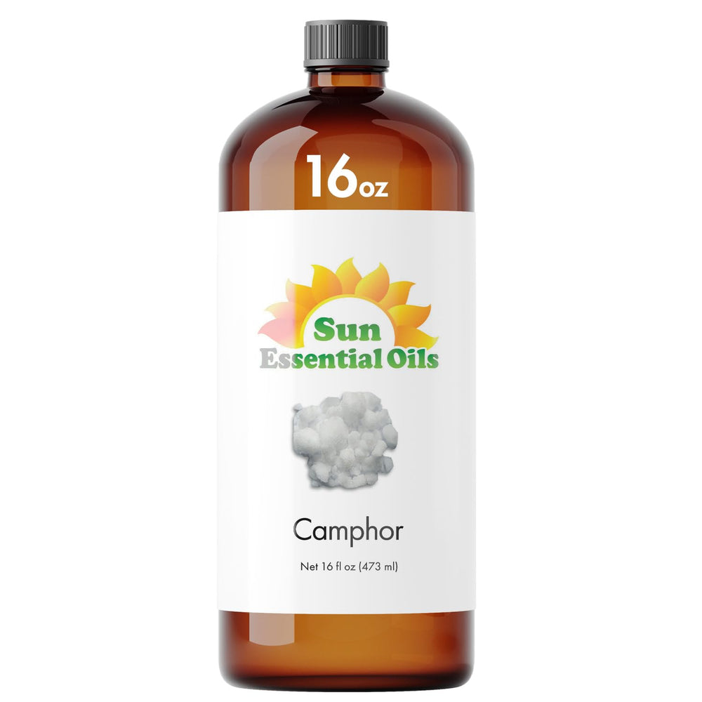 Camphor essential oil 16 oz bottle with dropper