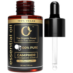 Bottle of 100% Pure USDA Organic Camphor Essential Oil