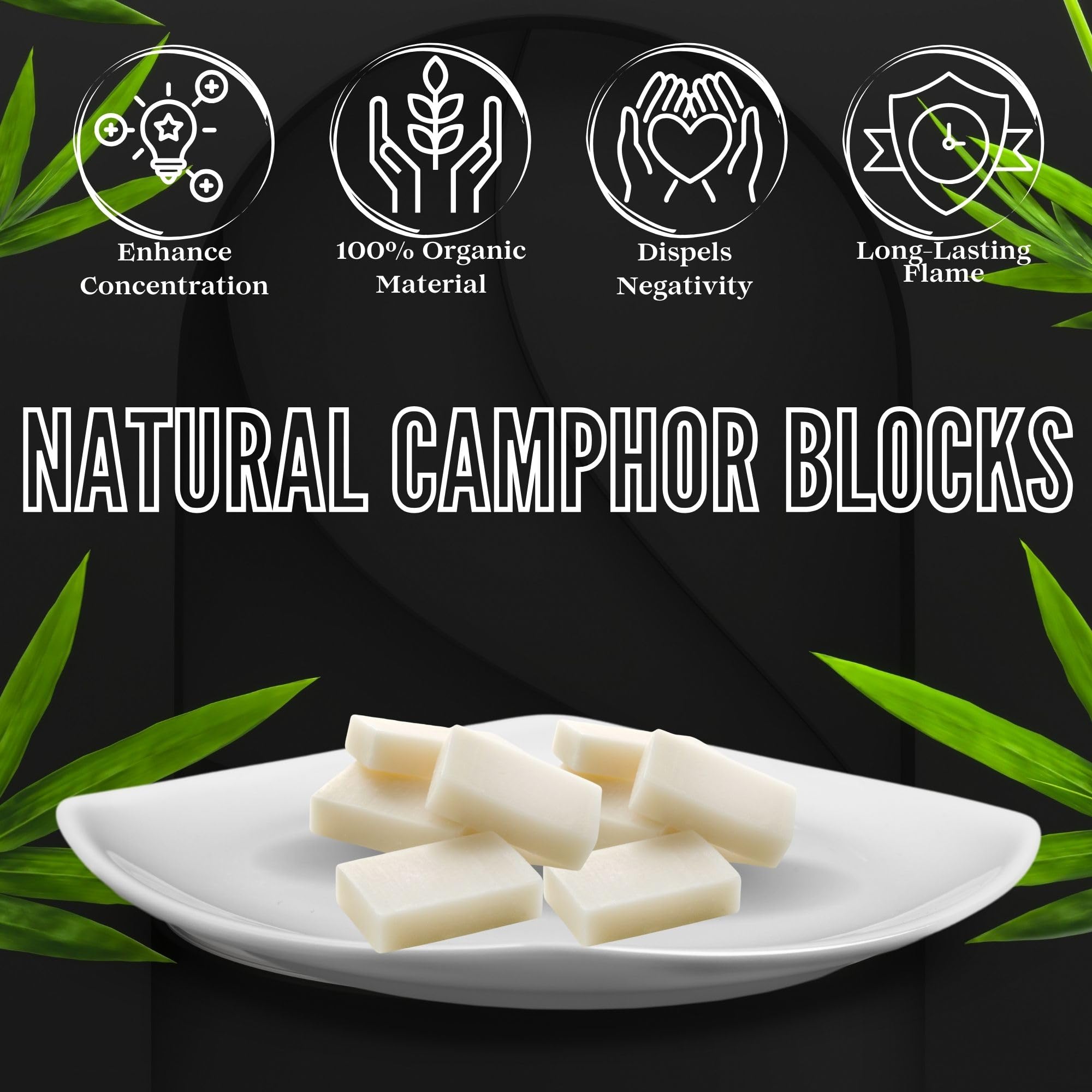 Pure camphor tablets for puja and aromatherapy