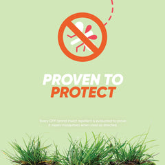 Camping with OFF! Botanicals, keeping mosquitoes at bay during evening gatherings.