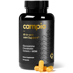 Campio Joint Support bottle with label shown