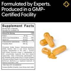 Hyaluronic Acid illustration for joint lubrication