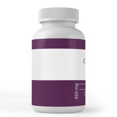 Close-up of the label on the Camu Camu Berry capsules bottle