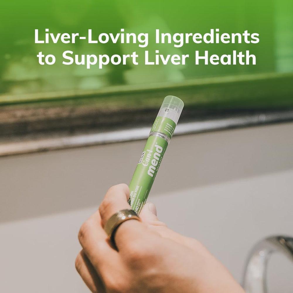 Ingredients close-up: glycine, choline, L-cysteine, thiamine, niacin, ginger