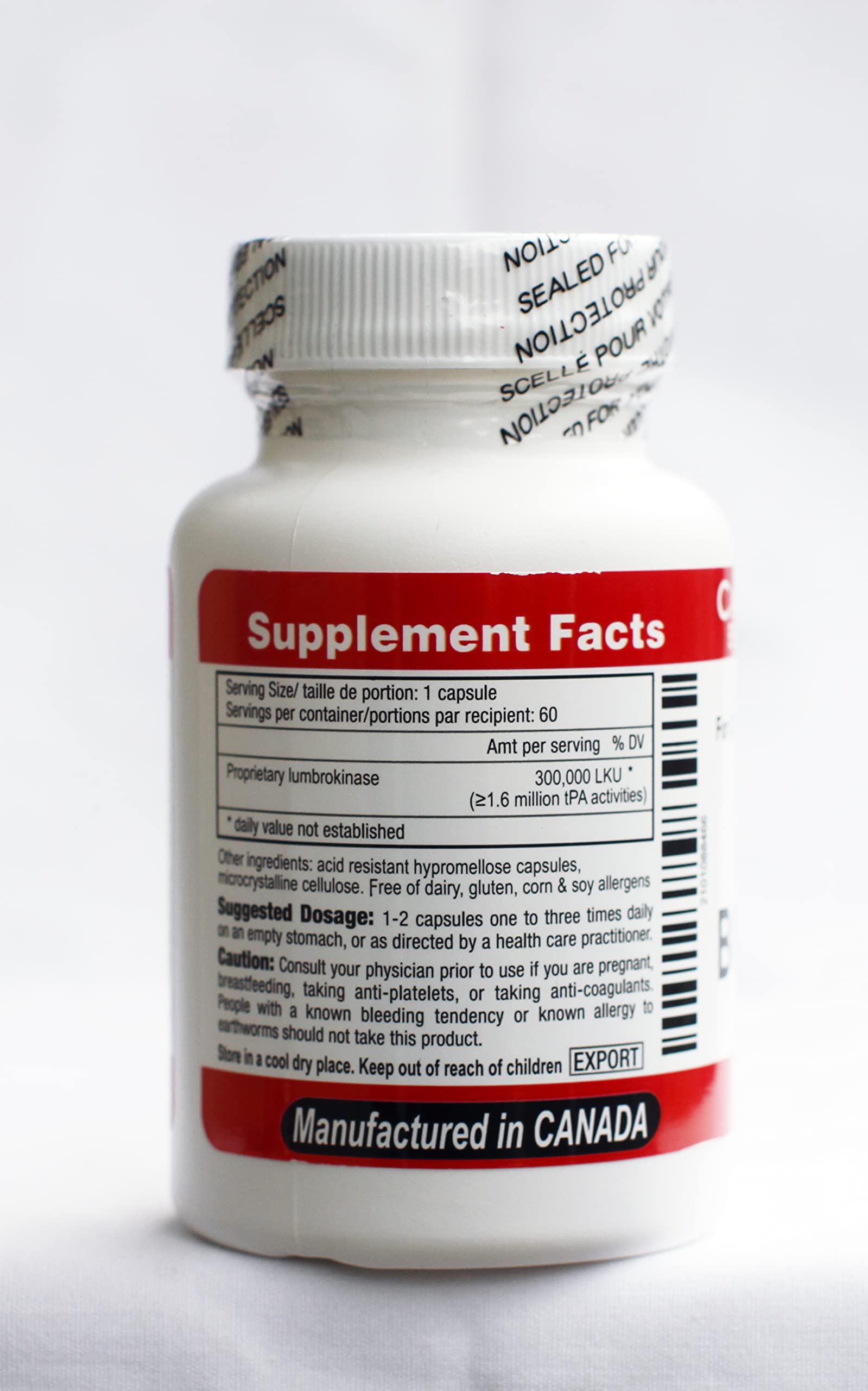 Canada RNA Boluoke 60 capsules packaging — side view
