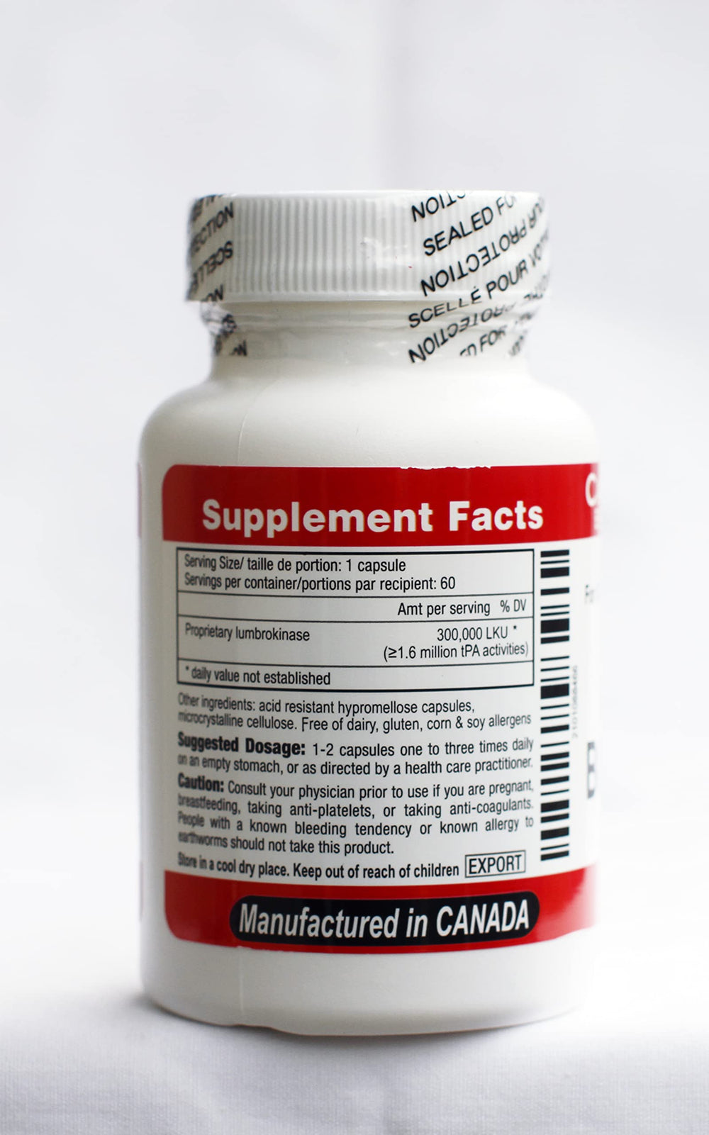 Canada RNA Boluoke 60 capsules packaging — side view