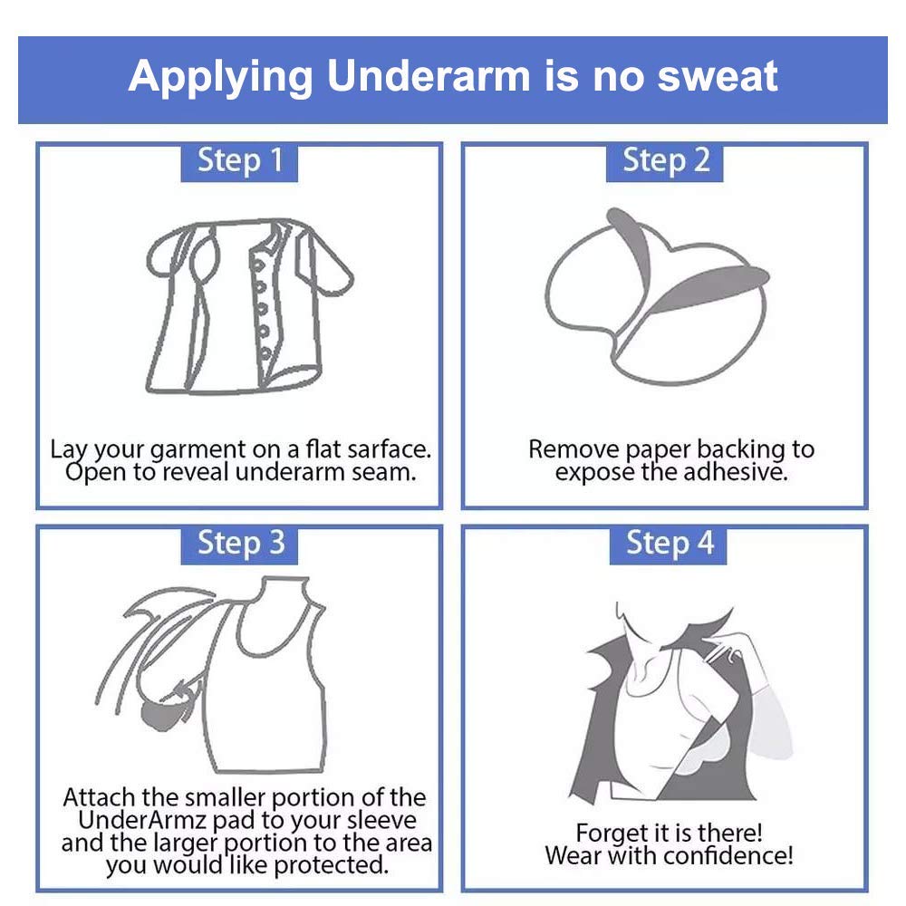 CANAGROW disposable armpit pad is easy to apply and dispose.