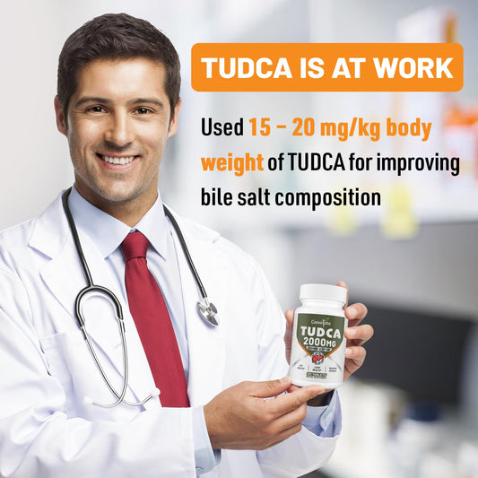 Canarata TUDCA tablets close-up