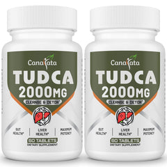 Canarata TUDCA tablets 2000mg, strong bile salts support for liver health