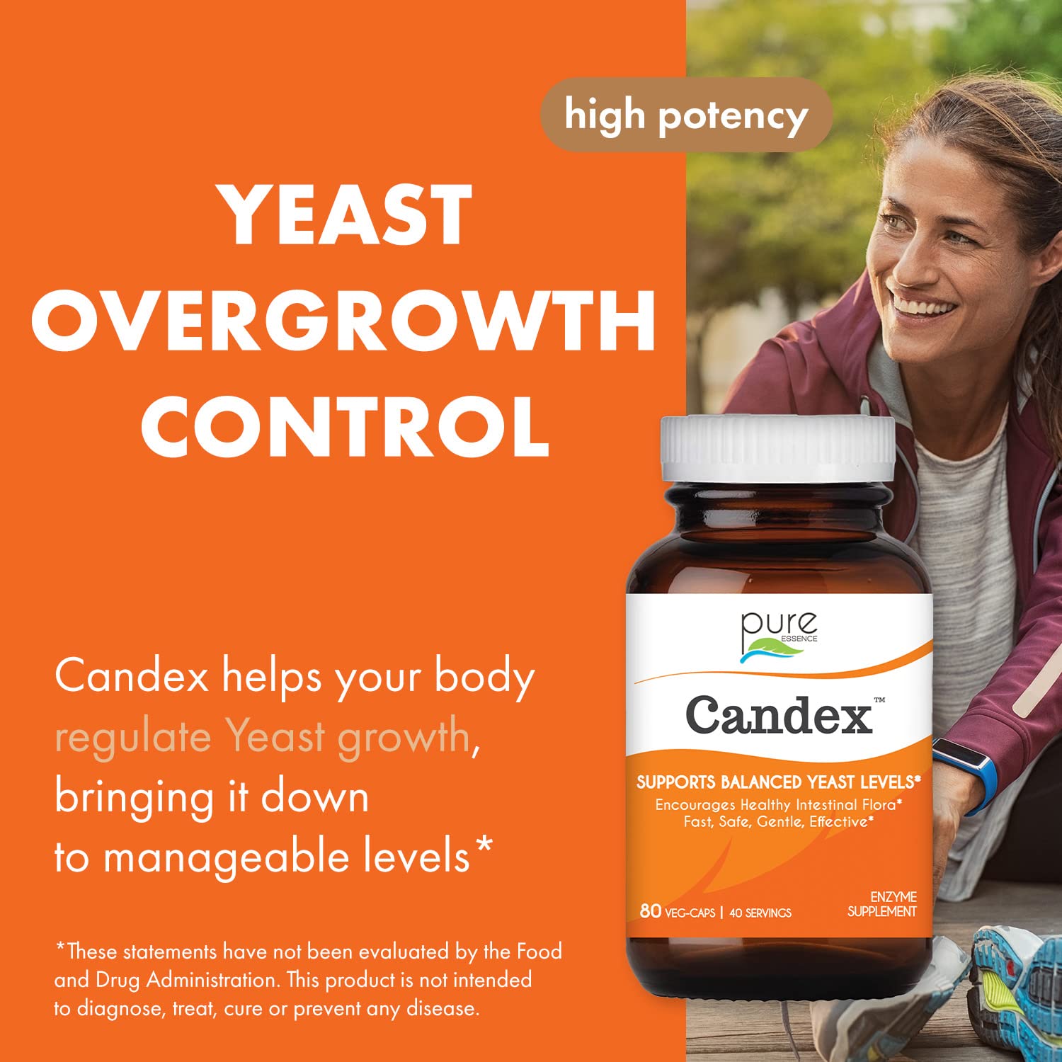 Candex digestive enzymes ingredients list graphic