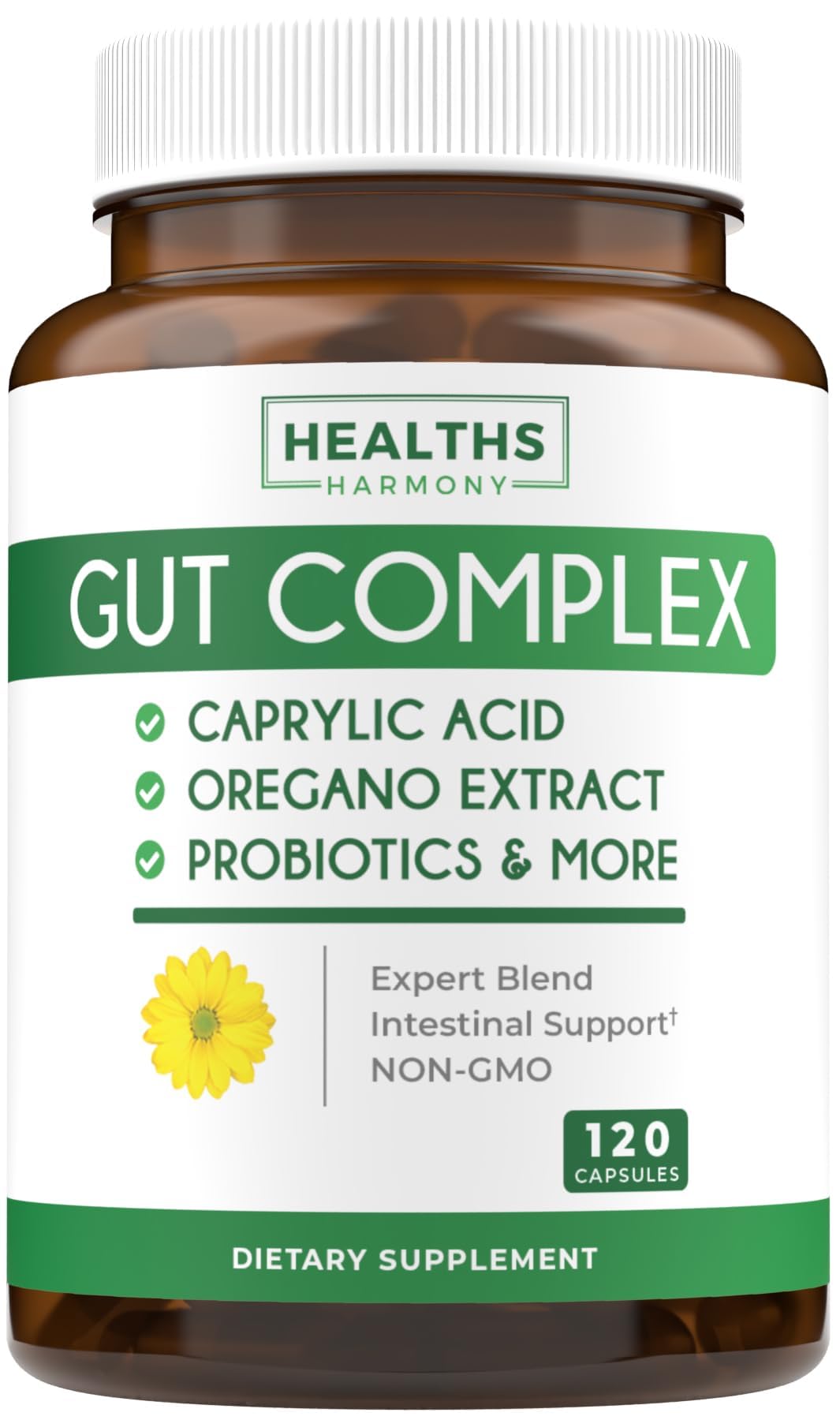 Candida Support bottle with 120 capsules