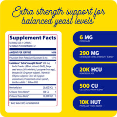 Allergen-free claim on Candidase packaging